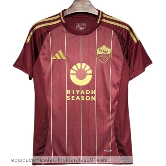 Nuevo Tailandia 1ª Camiseta As Roma 24/25 Rojo Baratas